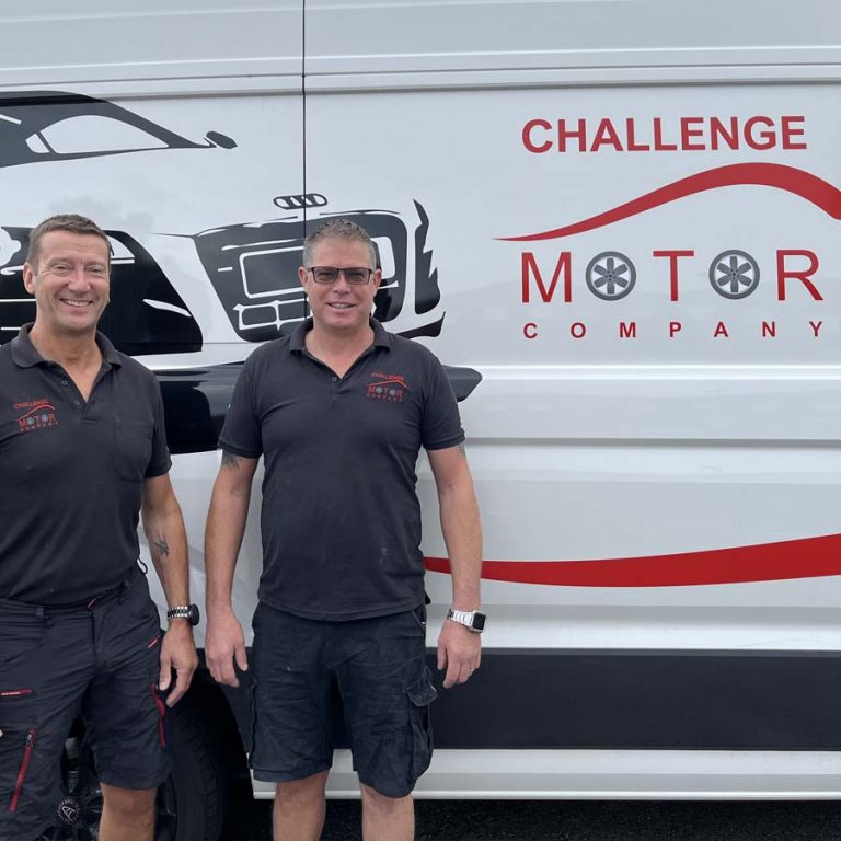 Challenge Motor Company - Ian and Rob 900 x 900