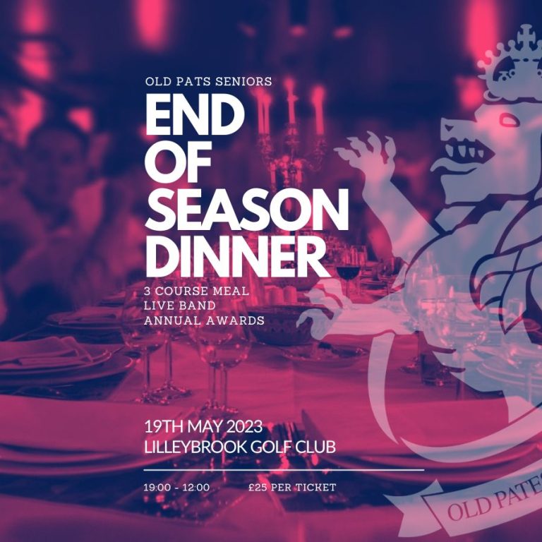 End of Season Dinner - Shop 2